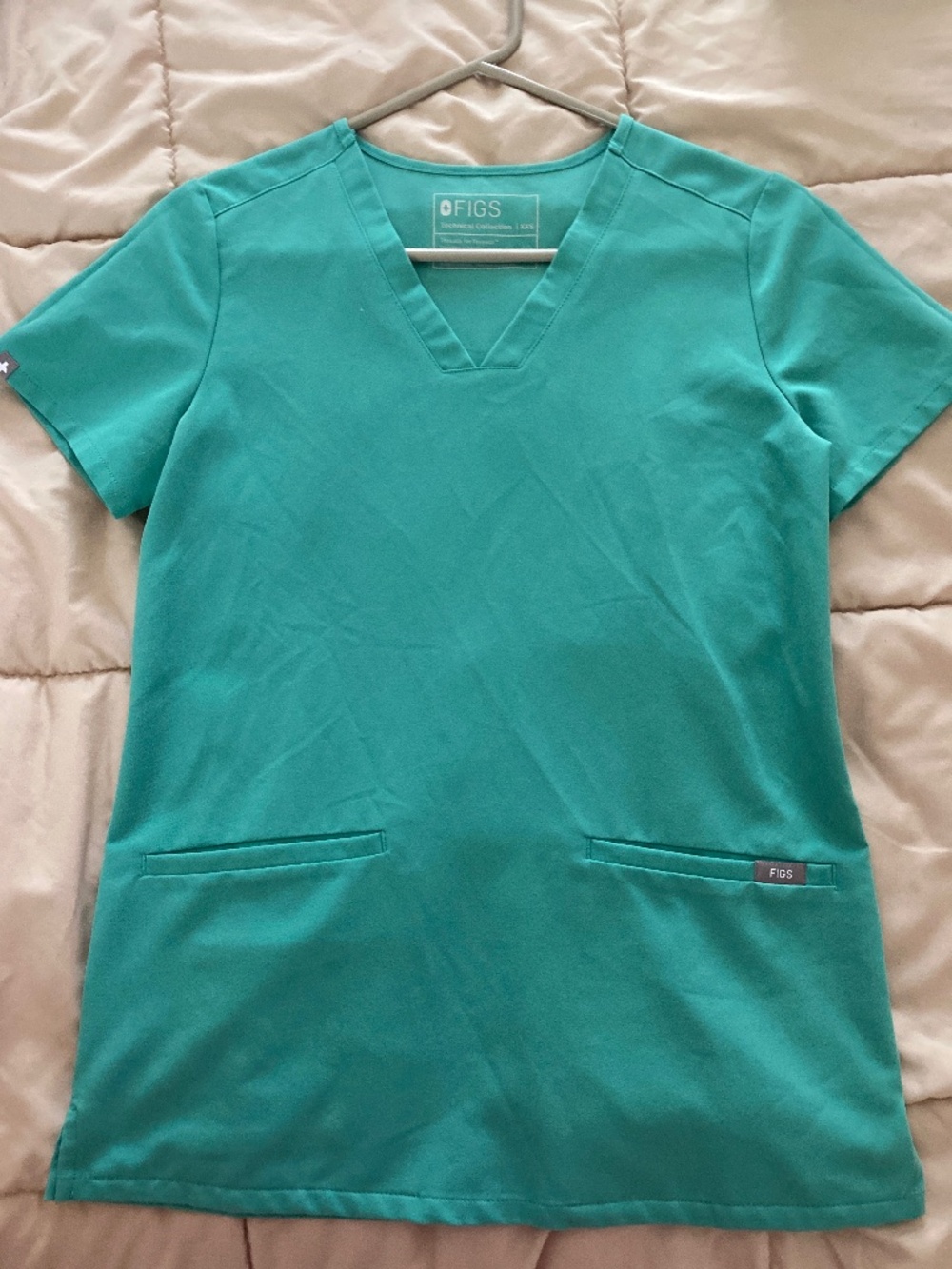 FIGS Surgical Green Scrub Top